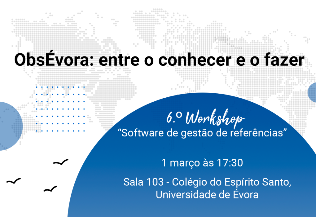 Workshop 6 - Software de Gestão de Referências