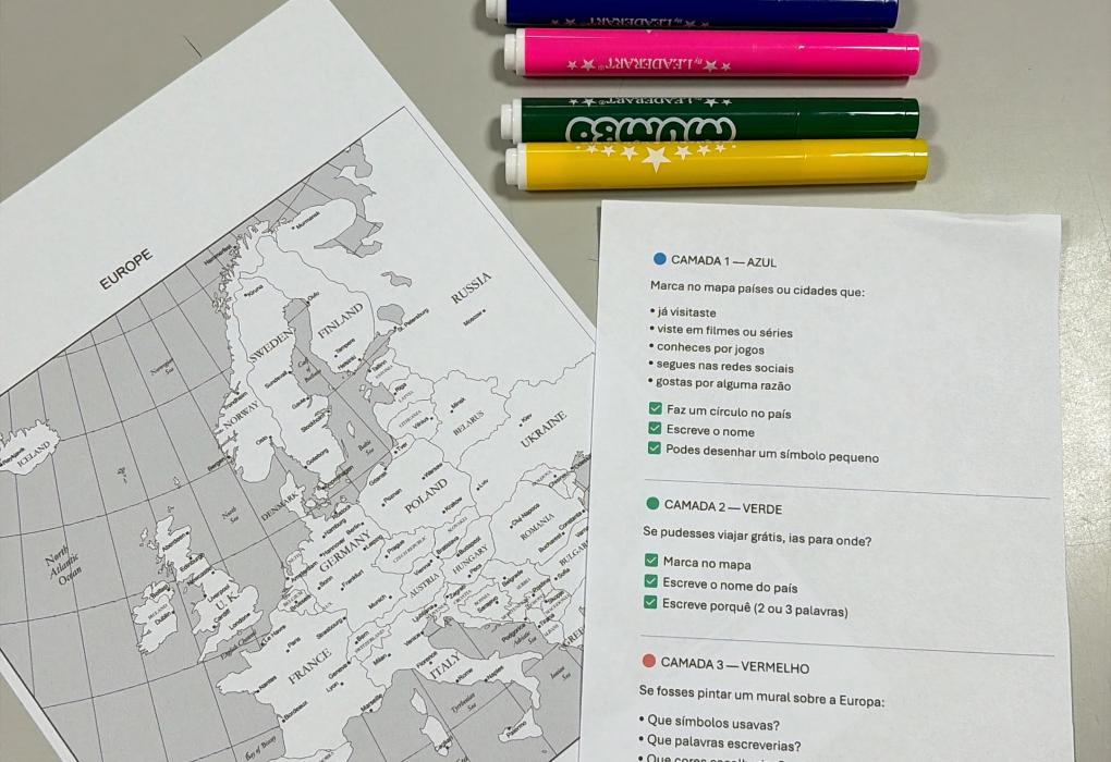 Workshop – Mapa das Cores da Europa